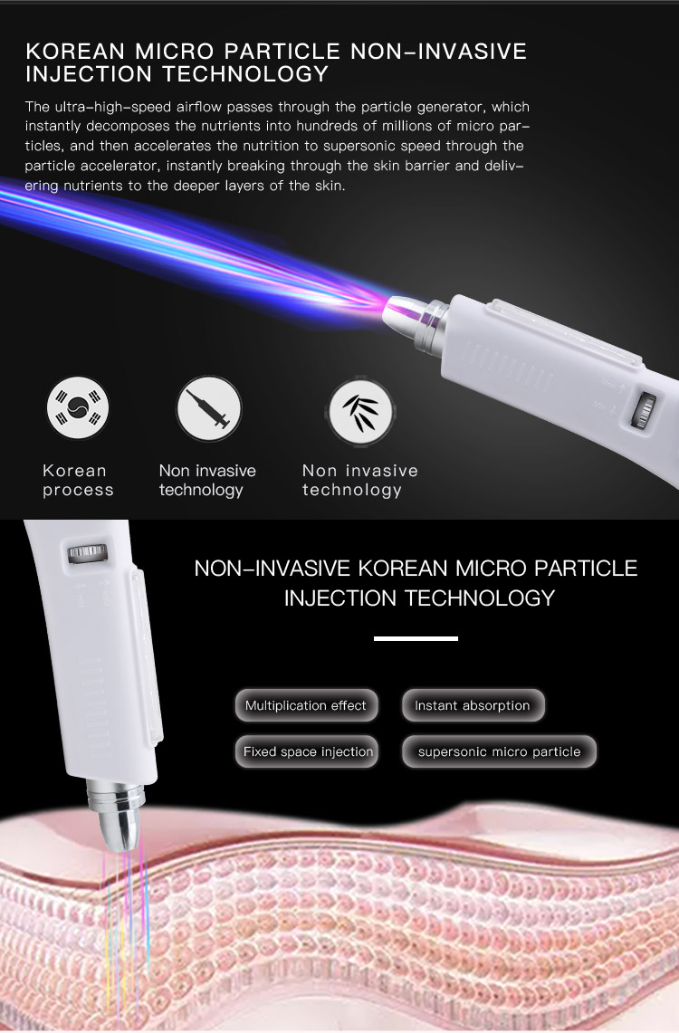 112-in-1 Mesotherapy Injector with Cryo Ice Hammer & Microcurrent