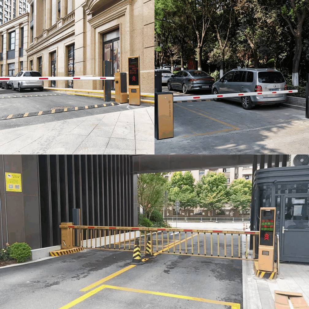 Smart Access Control System with 24V DC Automatic Boom Barrier for Gated Communities
