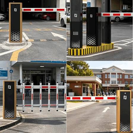 Heavy Duty Motorized Traffic Fence Barrier for Industrial Tollway Infrastructure