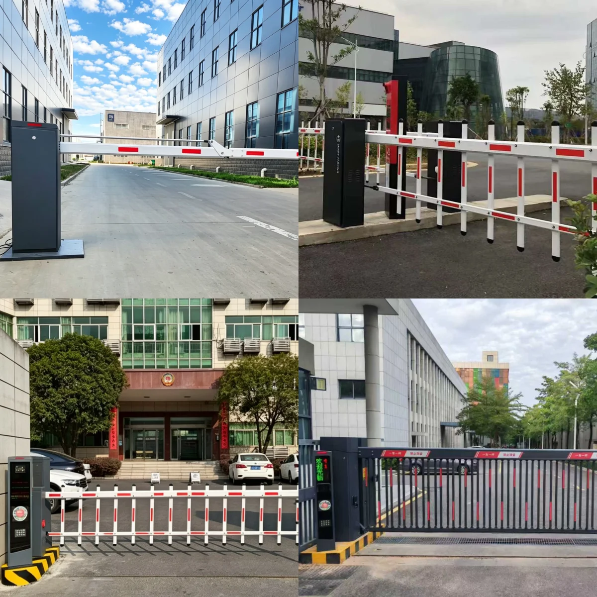 12m Industrial Parking Boom Barrier with Integrated Smart Card Payment Gateway