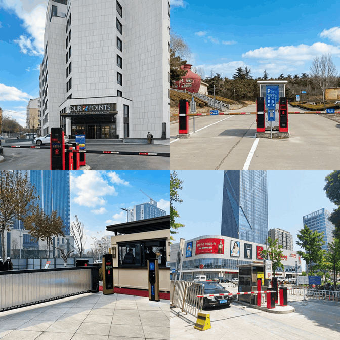 Electronic RFID Parking Boom Gate System with 6-Meter Long-Range Coverage