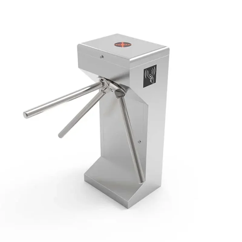 Stainless Steel Tripod Mechanism Gate Biometric Attendance Sensing Absensi Staf