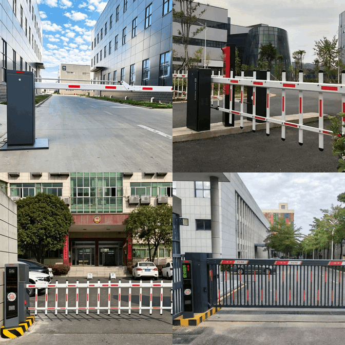 Palang Parkir Teleskopik Lengan Aluminium Grosir Agen Sistem RFID Parkiran
