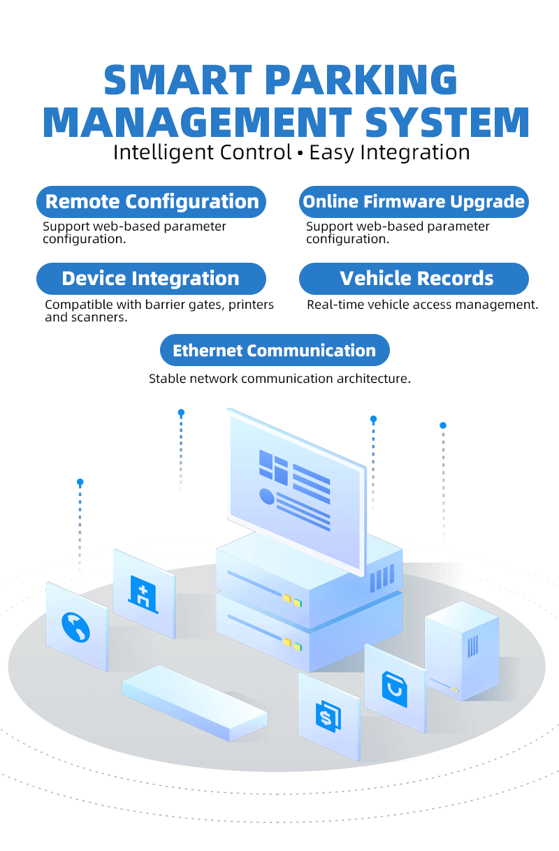 Trạm kiểm soát lối vào bãi đỗ xe ngoài trời Yuanhong: Hệ thống phát thẻ RFID tự động, màn hình LCD 10.1 inch sắc nét, thiết kế nổi bật cho quản lý bãi xe thông minh